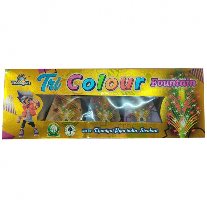 Tri colour fountain